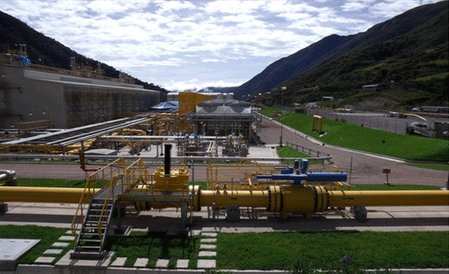 Vista de la Planta Compresora Chiquintirca, Ayacucho